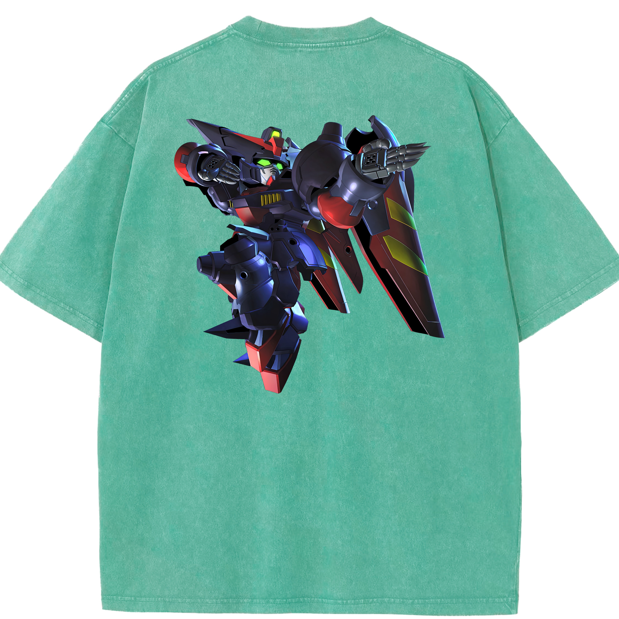 （画像用） 機動戦士ガンダム Mobile Suit Gundam 綿100% ヴィンテージ風 半袖Tシャツ（背面プリント）